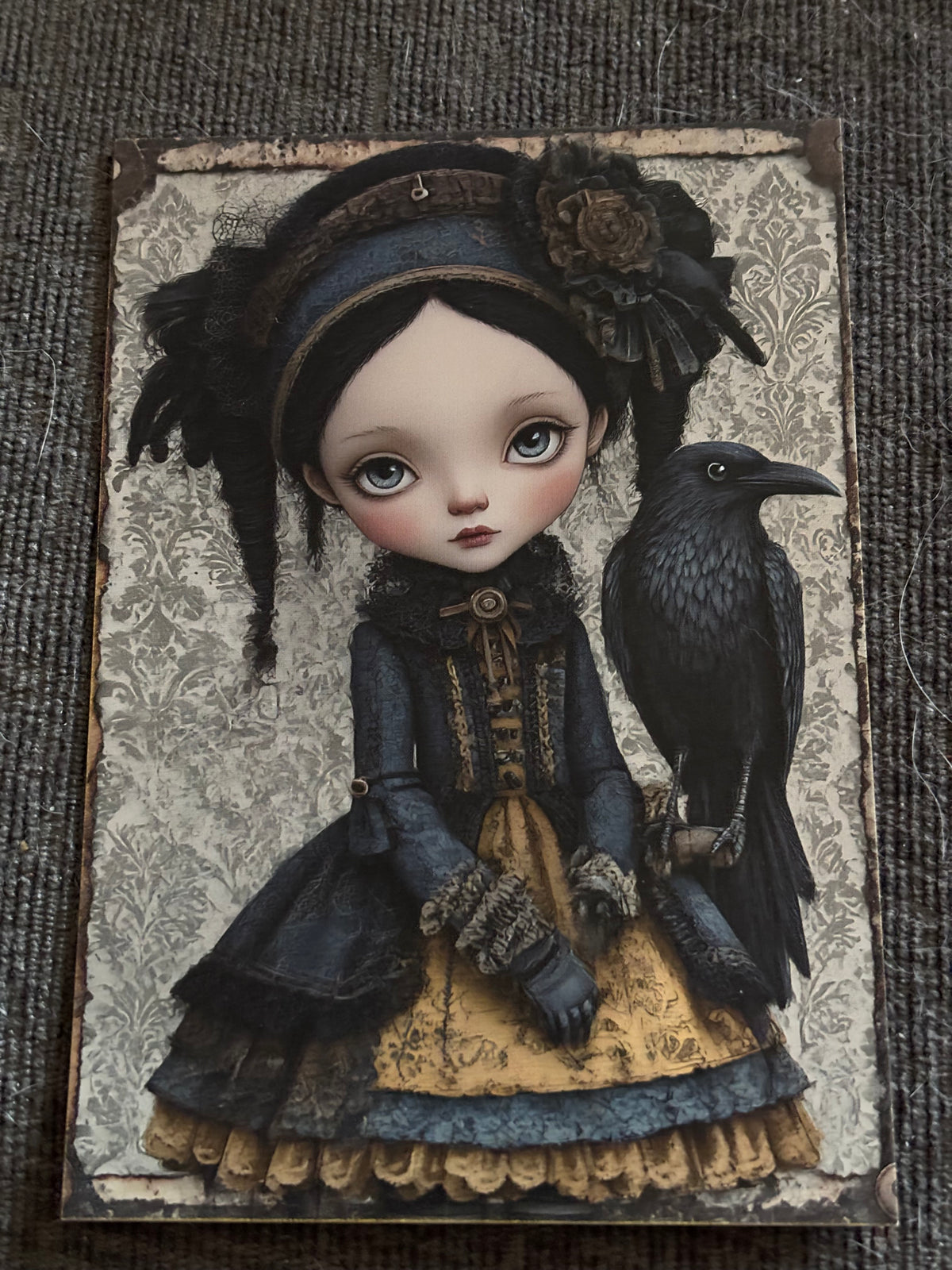 Gothic Doll Mini Art Print Set (4 Pack)
