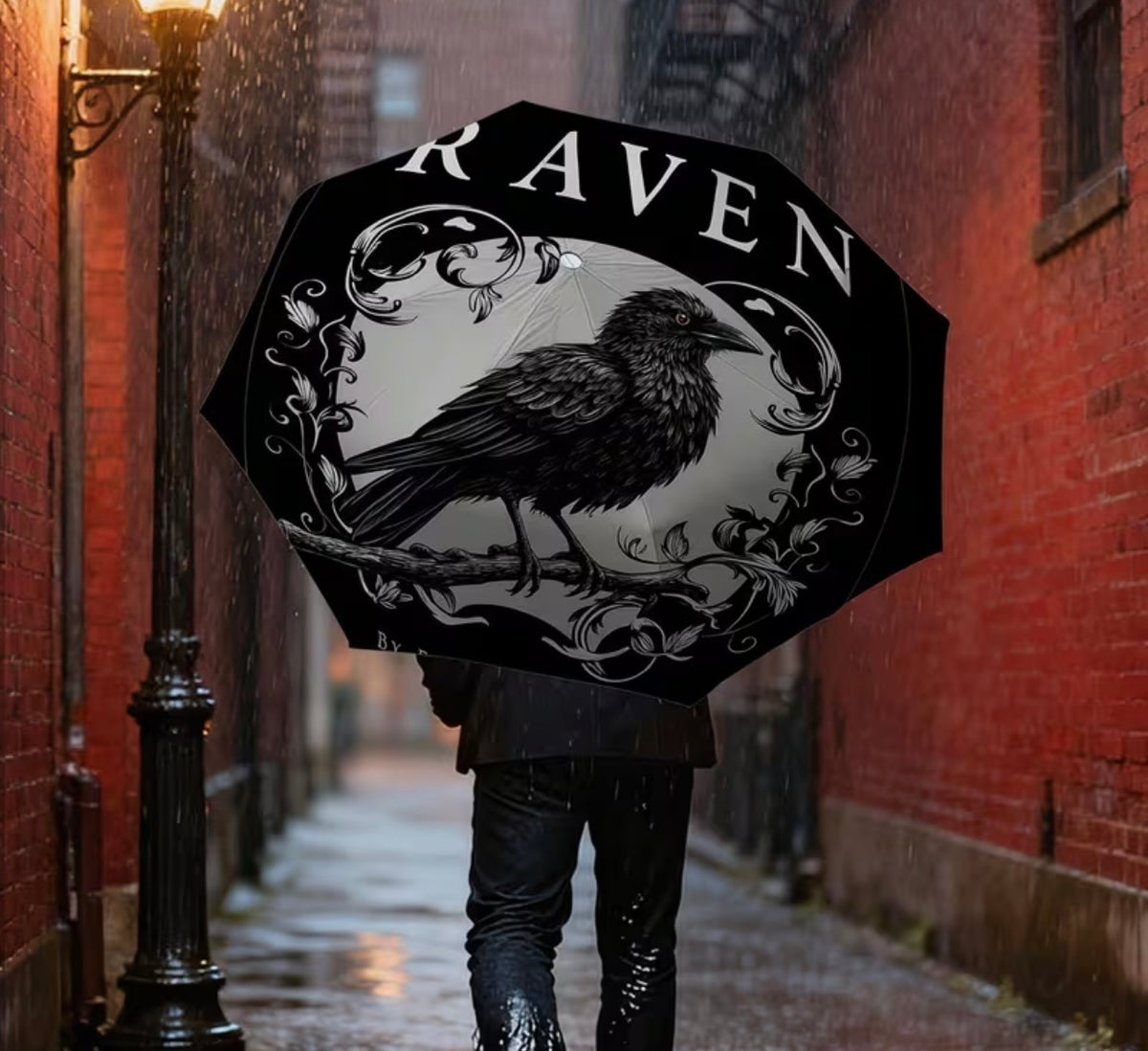 Ravens Watch Automatic Umbrella