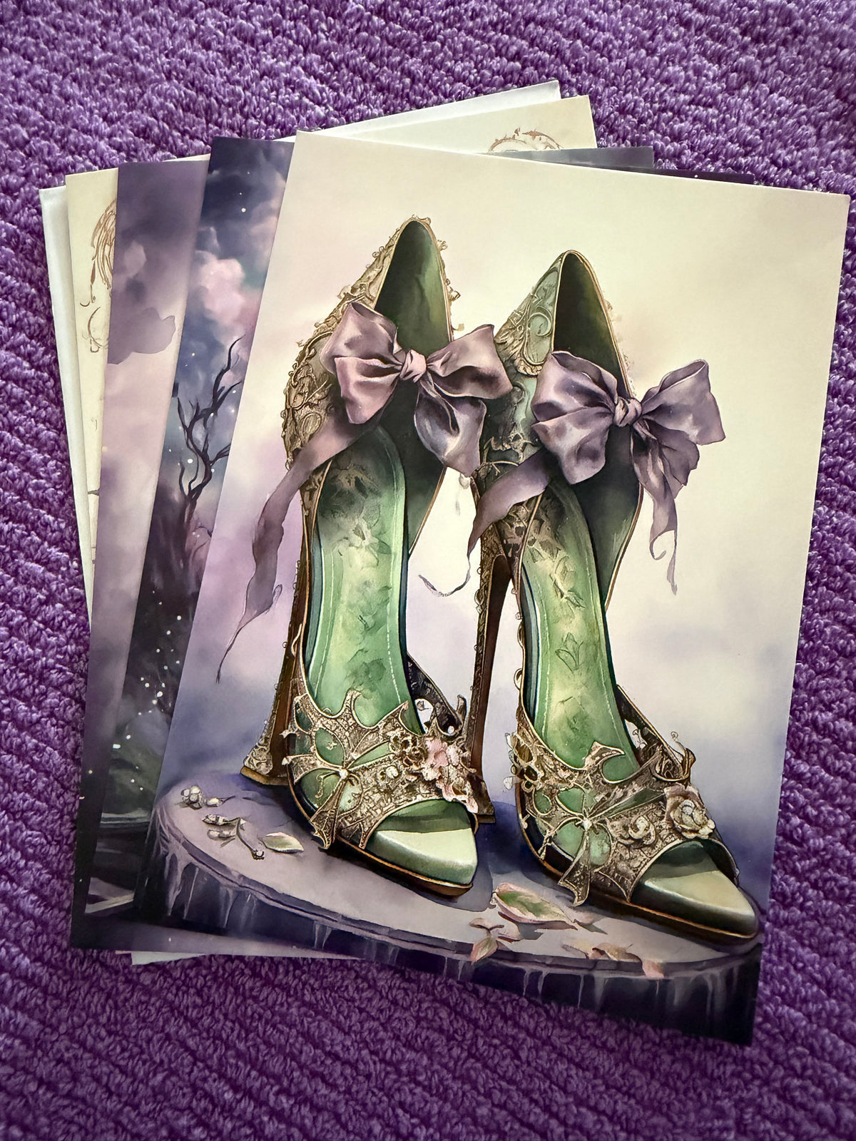 Enchanted Curiosities Mini Prints & Tin Stickers – Set 1