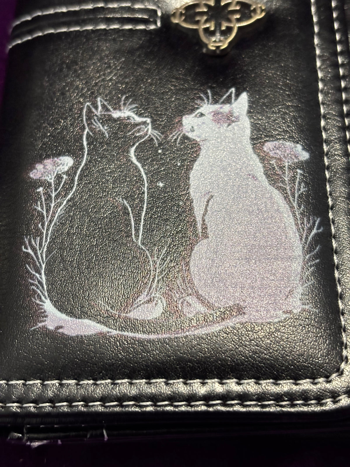 Moonlit Cats Gothic Purse