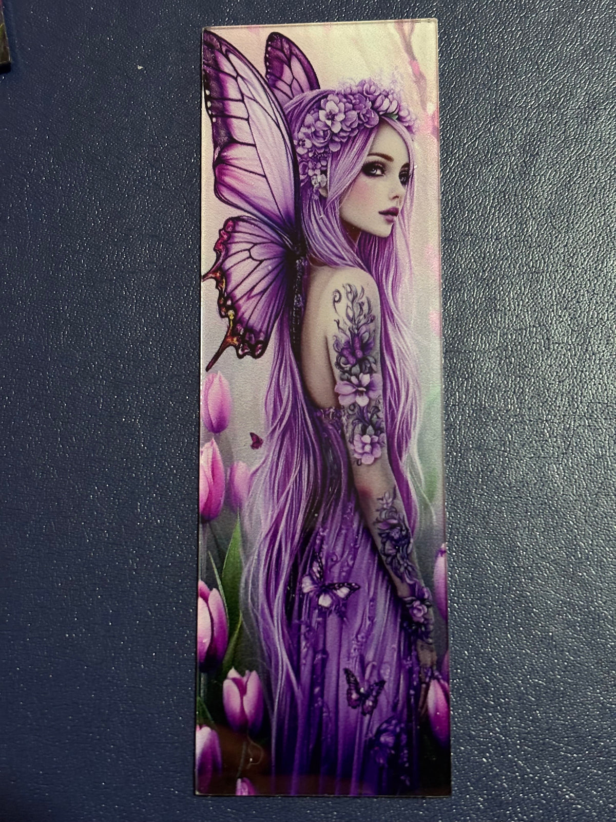 Purple Fairy Bookmark 2