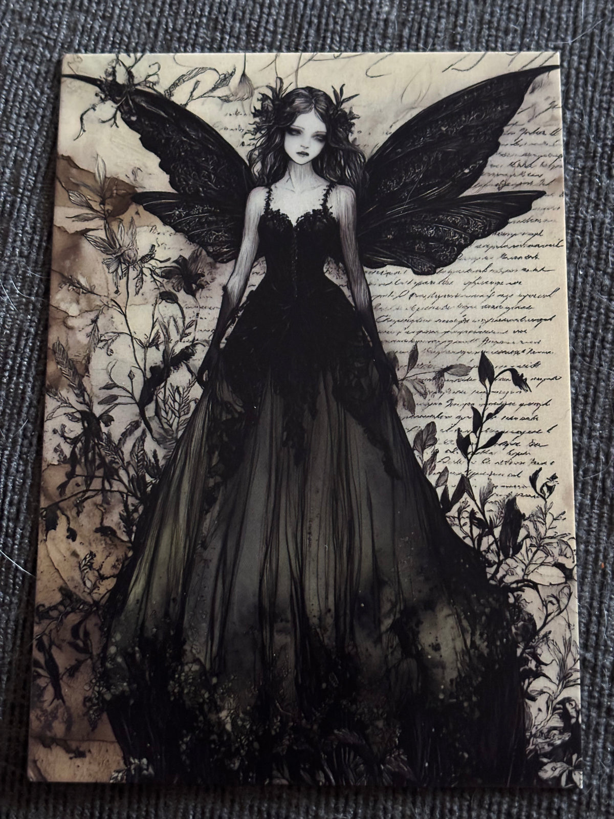 Assorted Gothic A6 Postcard Set – Dark Fantasy Art Cards – Witchy Gothic Postcards (Set of 4)