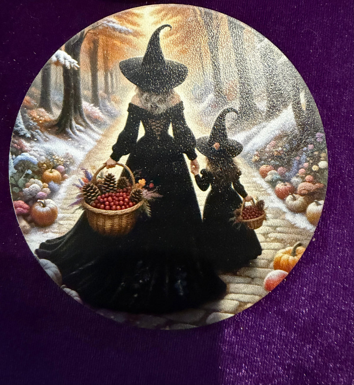 Little Witch, Follow Me Set Of 6 Coasters