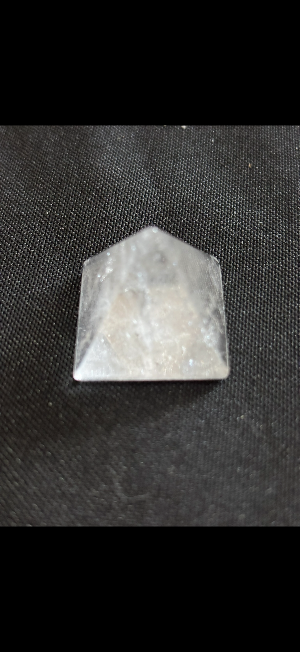 Clear Quartz Crystal Pyramid – Small Natural Quartz Energy Stone
