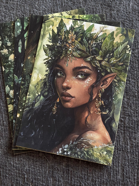 Forest Witch Art Print Set