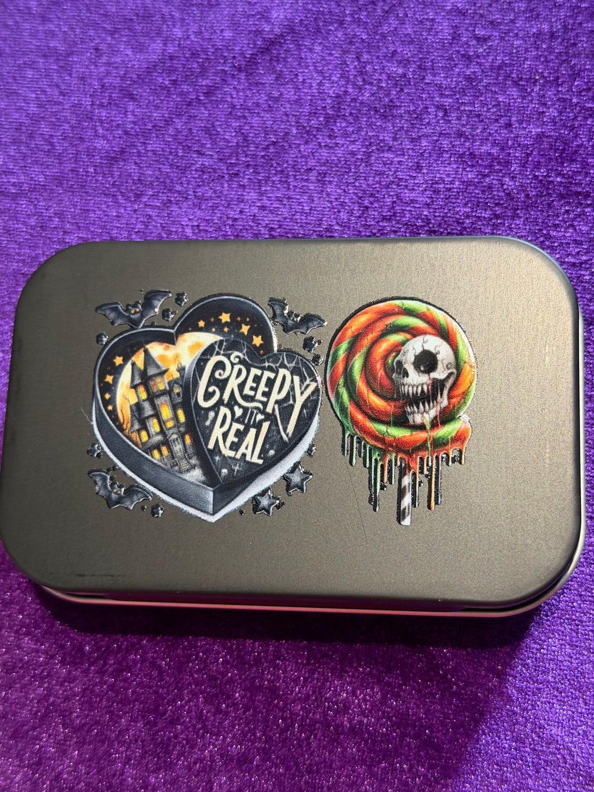 Creepy Lolly Multipurpose Metal Tin