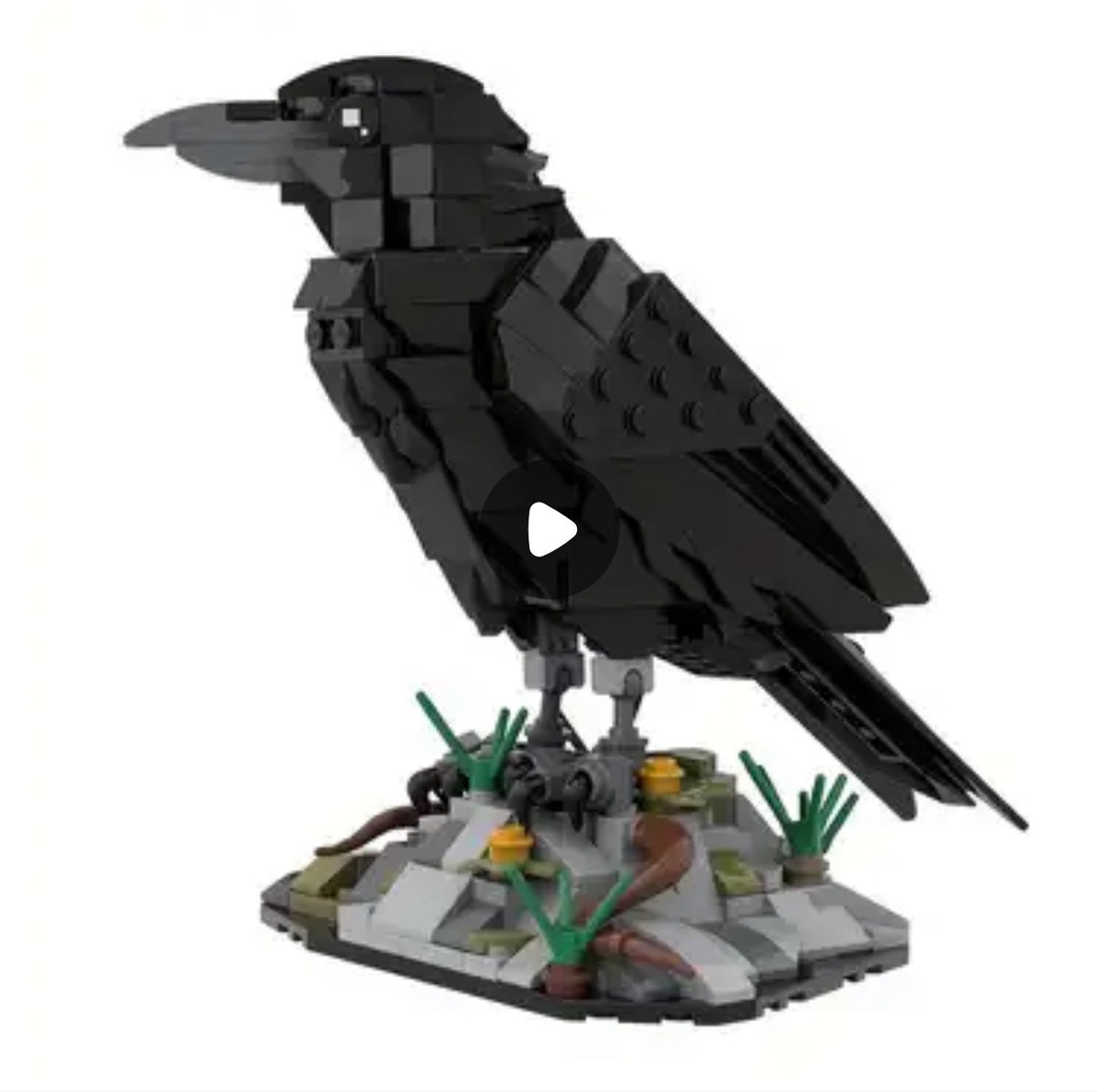 The Raven’s Perch – Crow Building Brick Set