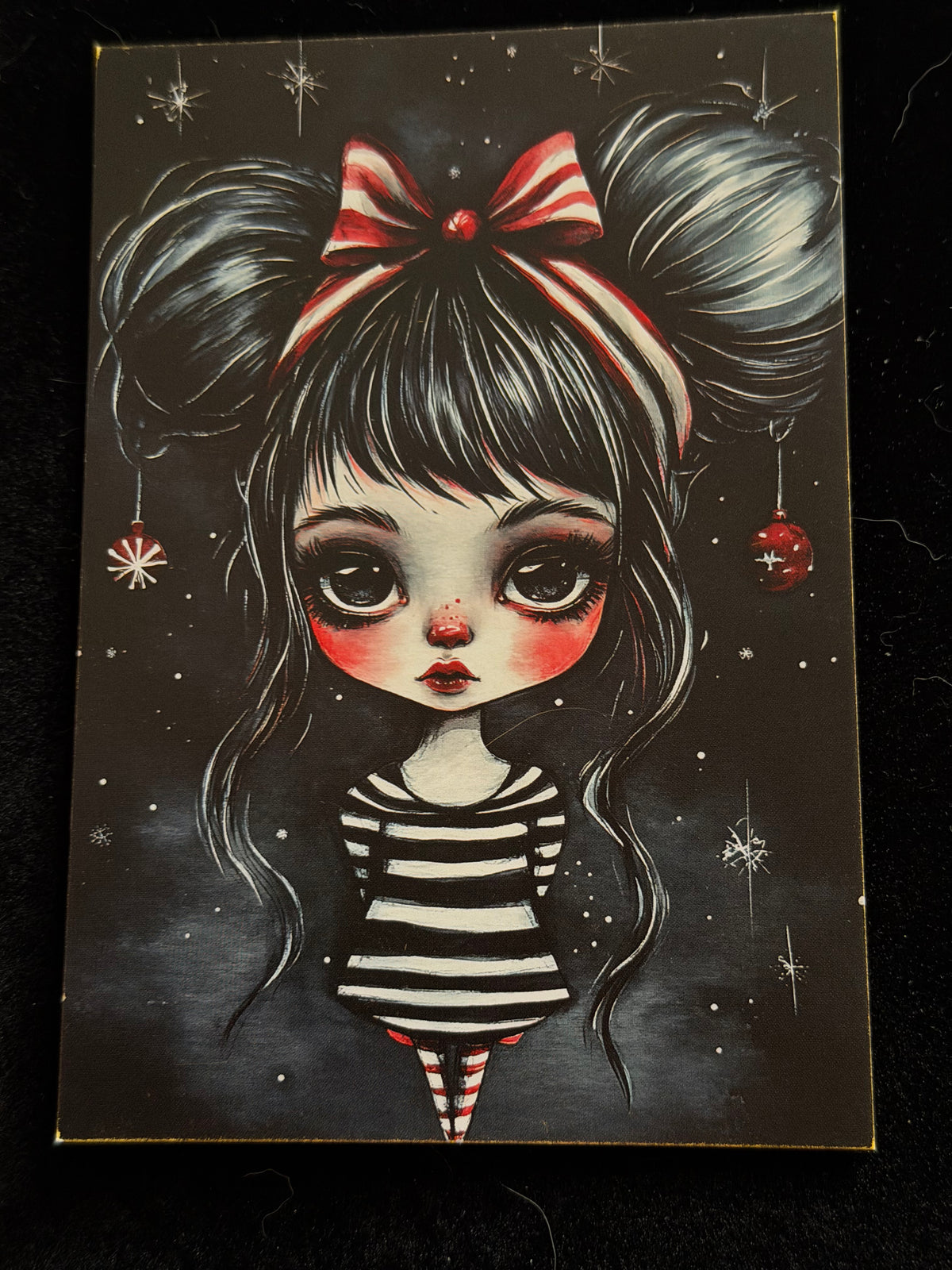 Dark Christmas Dolls Mini Print Set