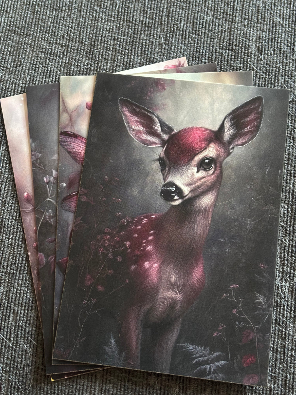 Enchanted Woodland Mini Art Print Set (4 Pack)