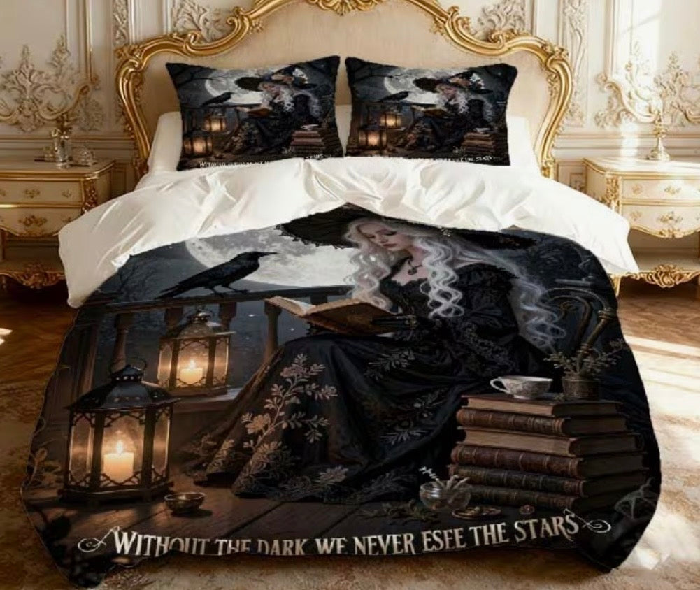 Without the Dark We Never See the Stars Fleece Blanket – 180 × 230cm