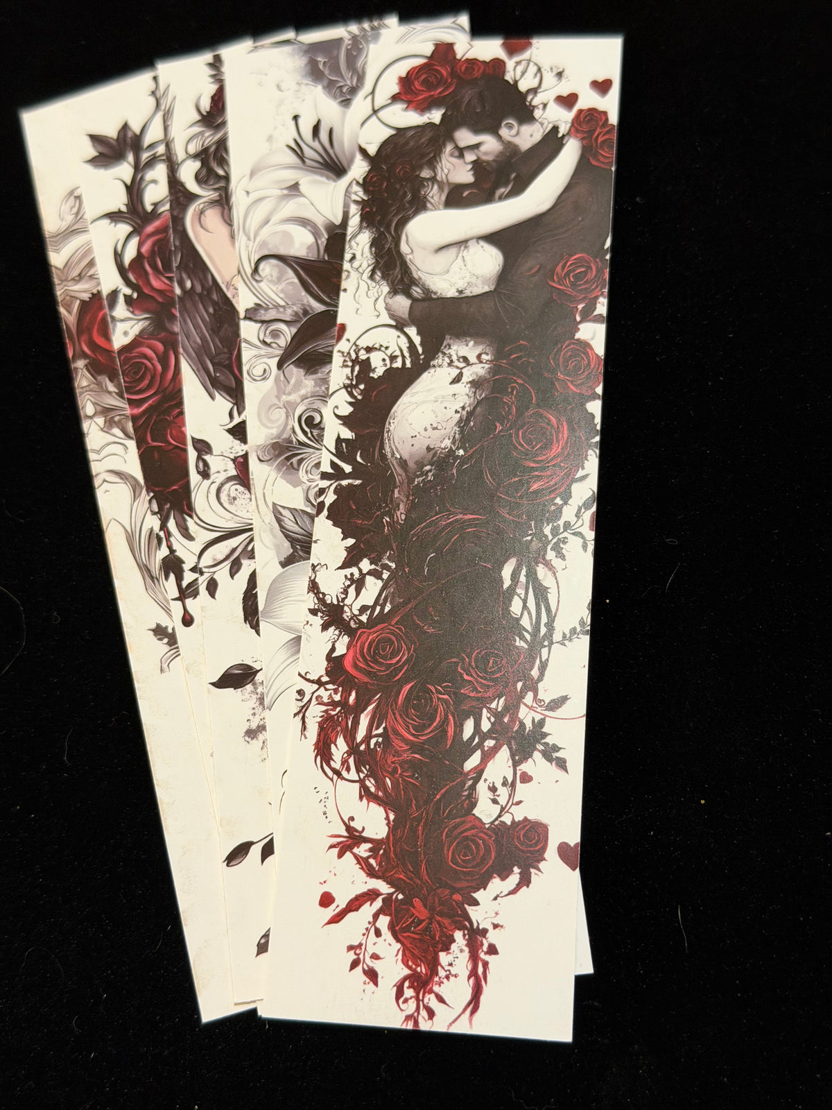 Gothic Romance Double-Sided Bookmark Set – Pack of 5