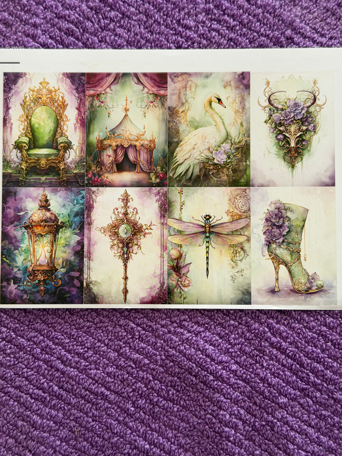 Enchanted Curiosities Mini Prints & Tin Stickers – Set 2
