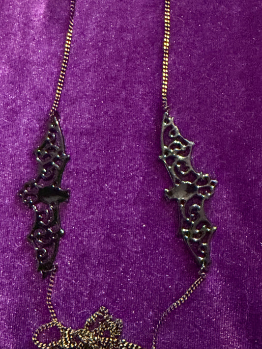Gothic Bat Glasses Chain
