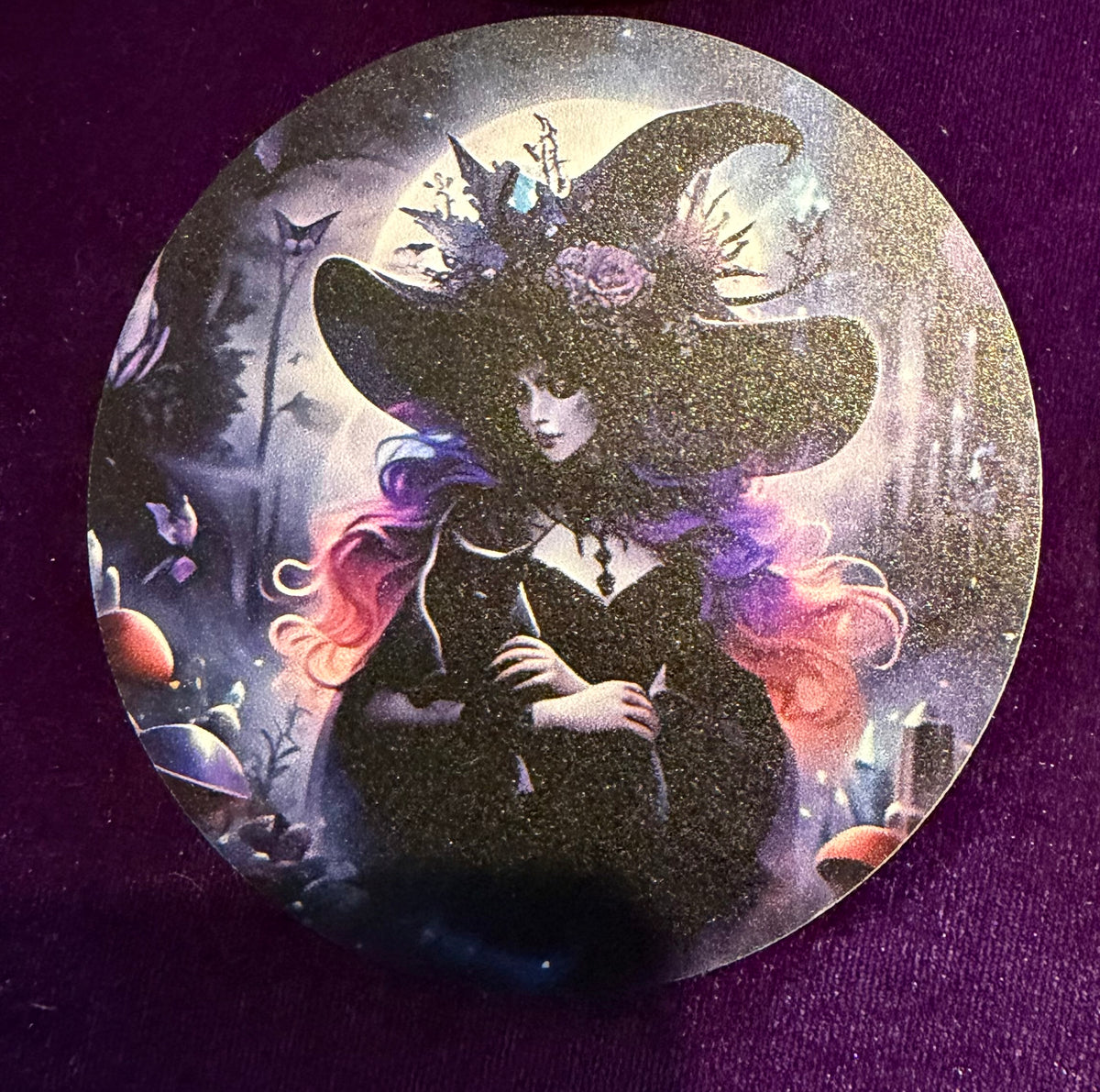 Witches by Moonlight – Set of 4 Wooden Coasters