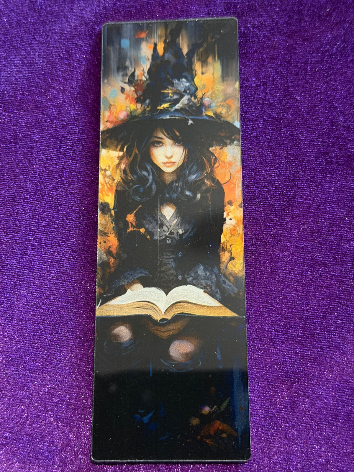 Witch & Spellbook Acrylic Bookmark
