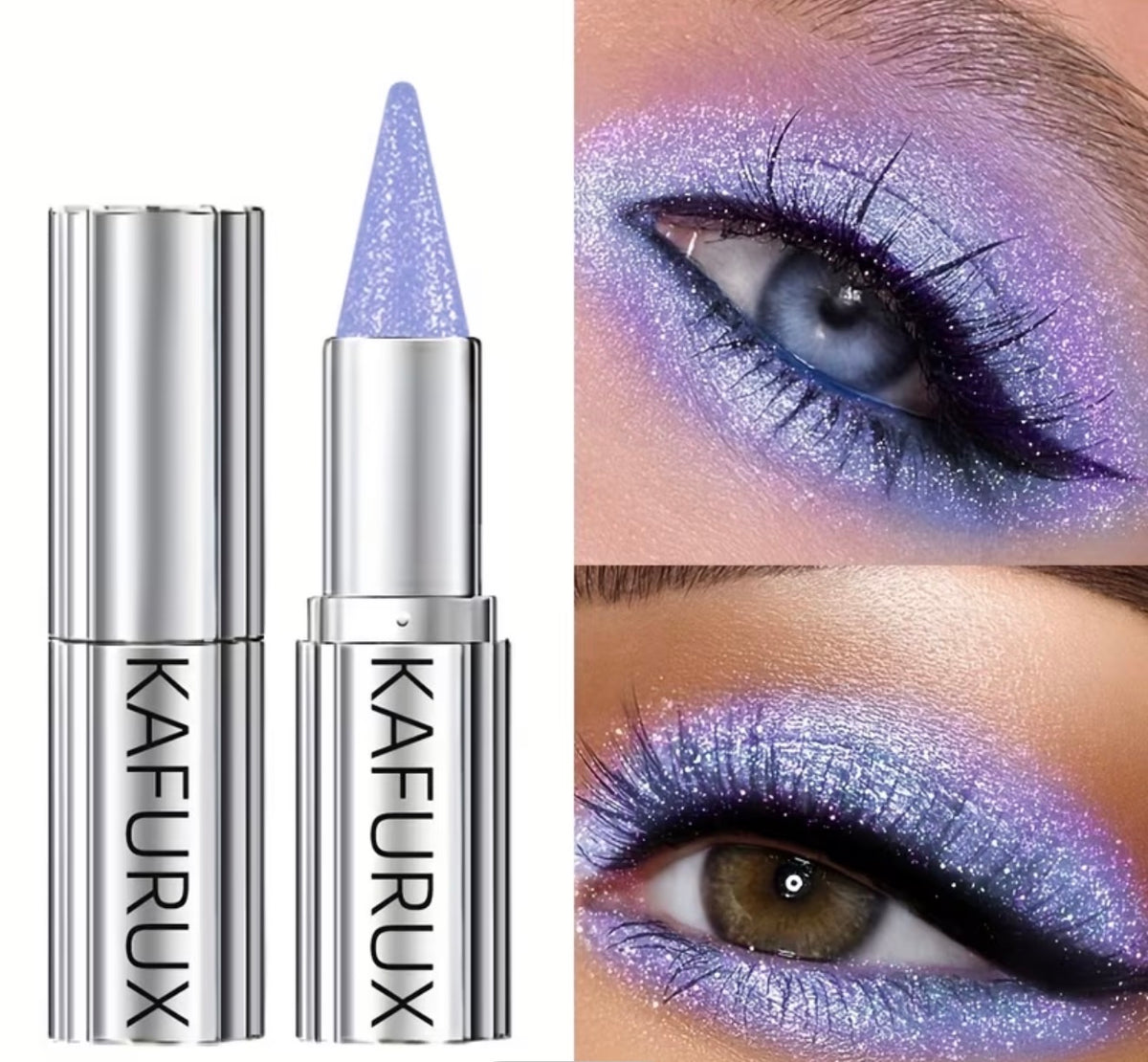 KAFURUX Shimmer Eyeshadow Stick – Icy Lilac