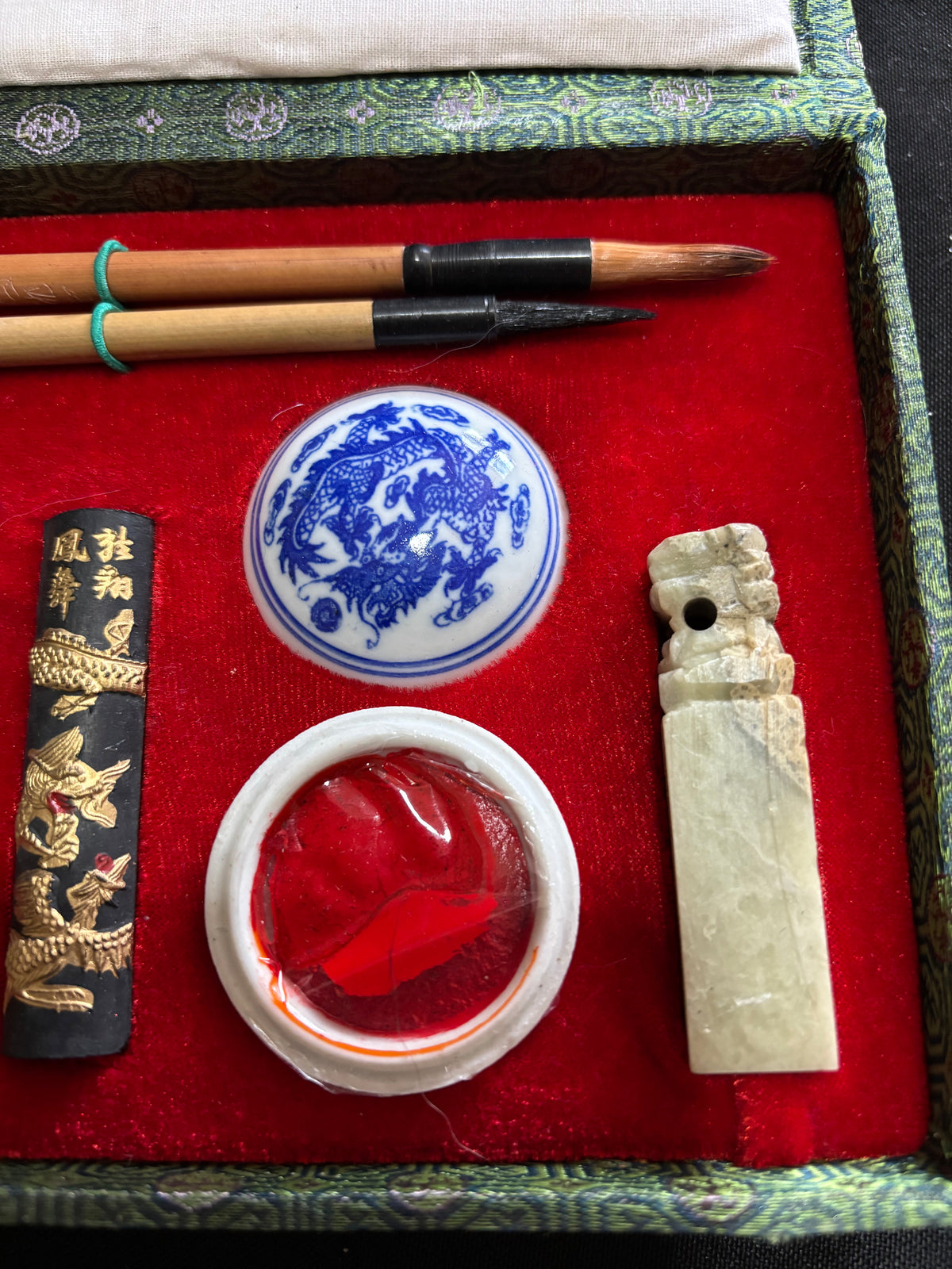 Vintage 1970s Chinese Calligraphy Writing Set – Unused & Complete