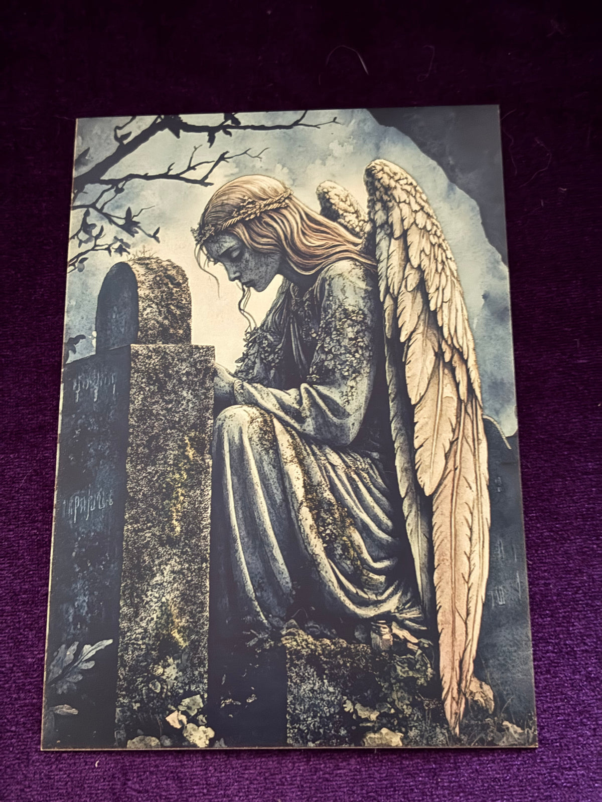Gothic Moonlit Ruins Mini Print Set – Set 2