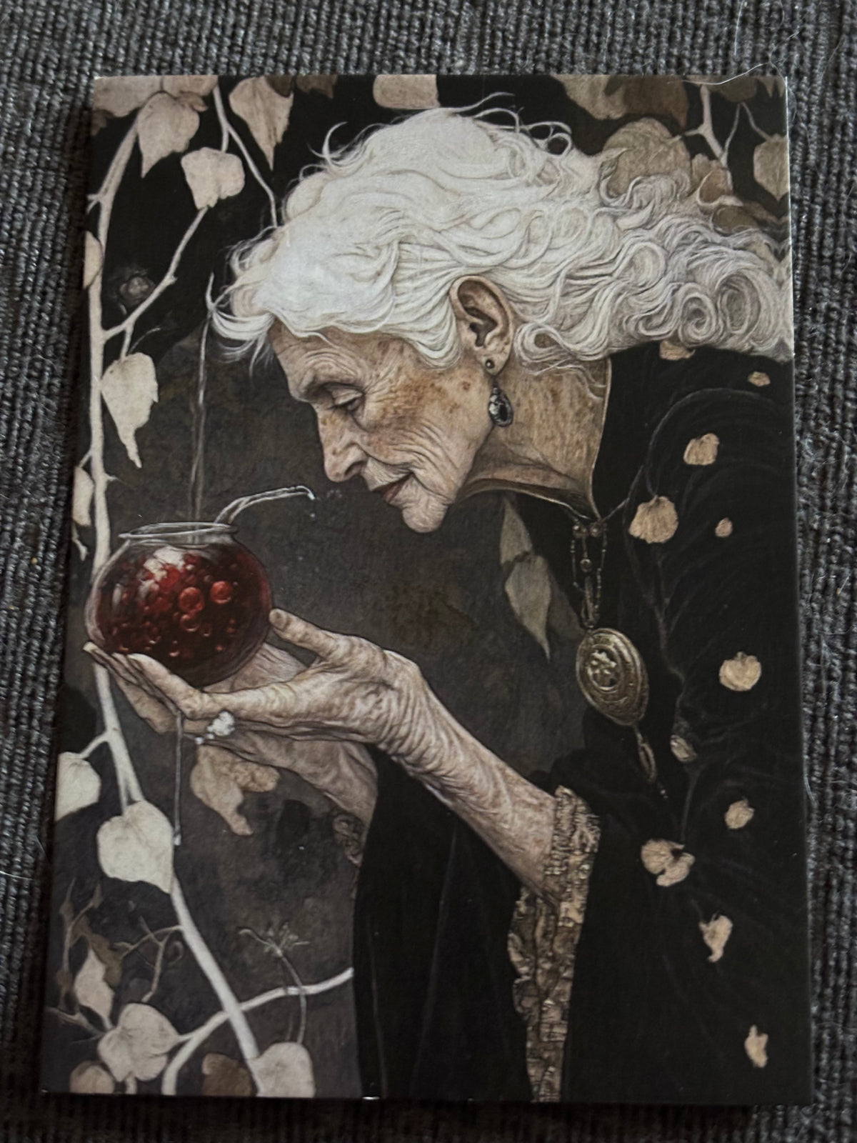Assorted Gothic A6 Postcard Set – Dark Fantasy Art Cards – Witchy Gothic Postcards (Set of 4)