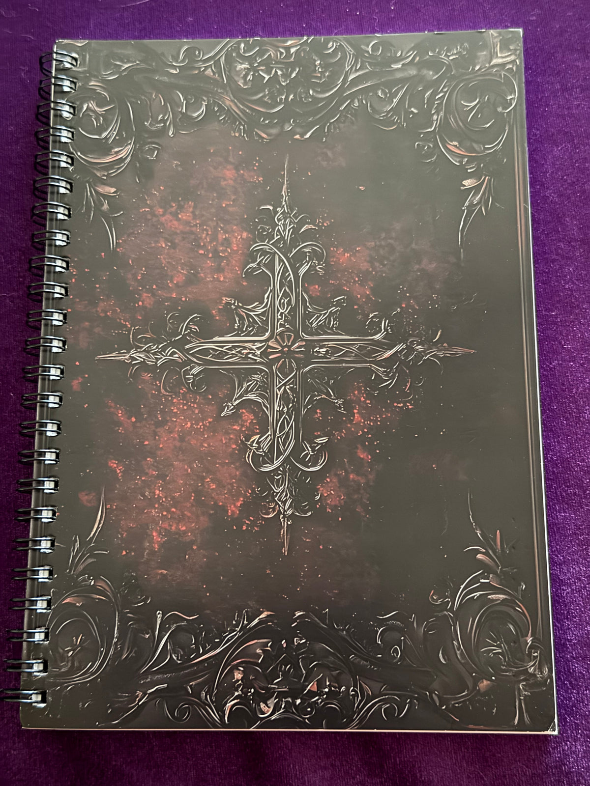 Crimson Cross – Gothic Notebook
