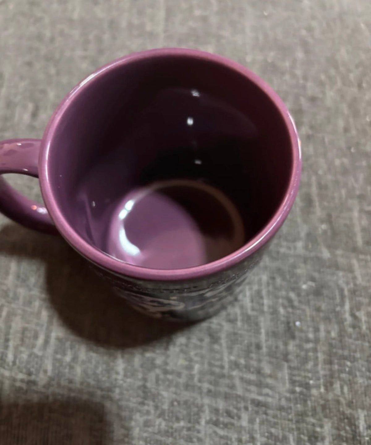 Haunted House & Ghost Purple Mug