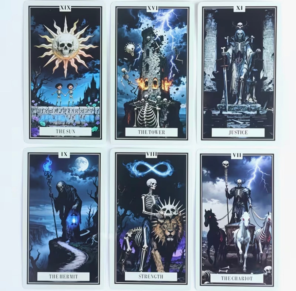 Skeleton Tarot – Gothic Skeleton Tarot Deck