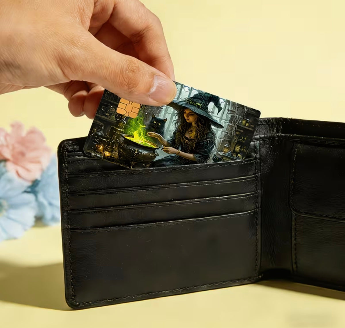 Cauldron Witch Bank Card Skin