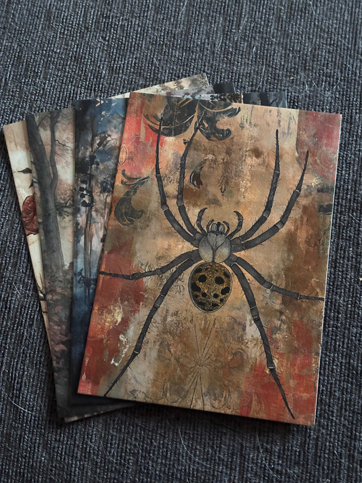 Assorted Gothic A6 Postcard Set – Dark Fantasy Art Cards – Witchy Gothic Postcards (Set of 4)