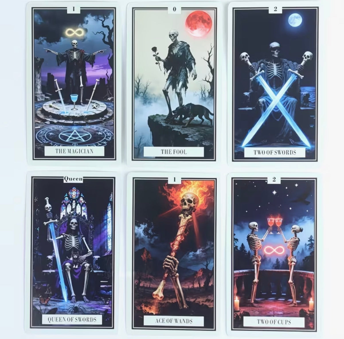 Skeleton Tarot – Gothic Skeleton Tarot Deck