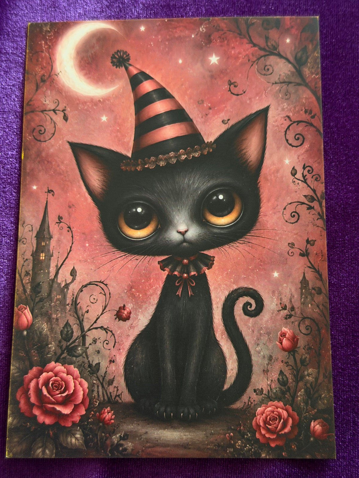 Crimson Moon Mini Art Prints – Set 4