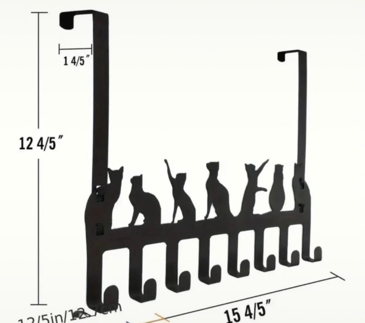The Catwalk — Over-the-Door Cat Hook Rack