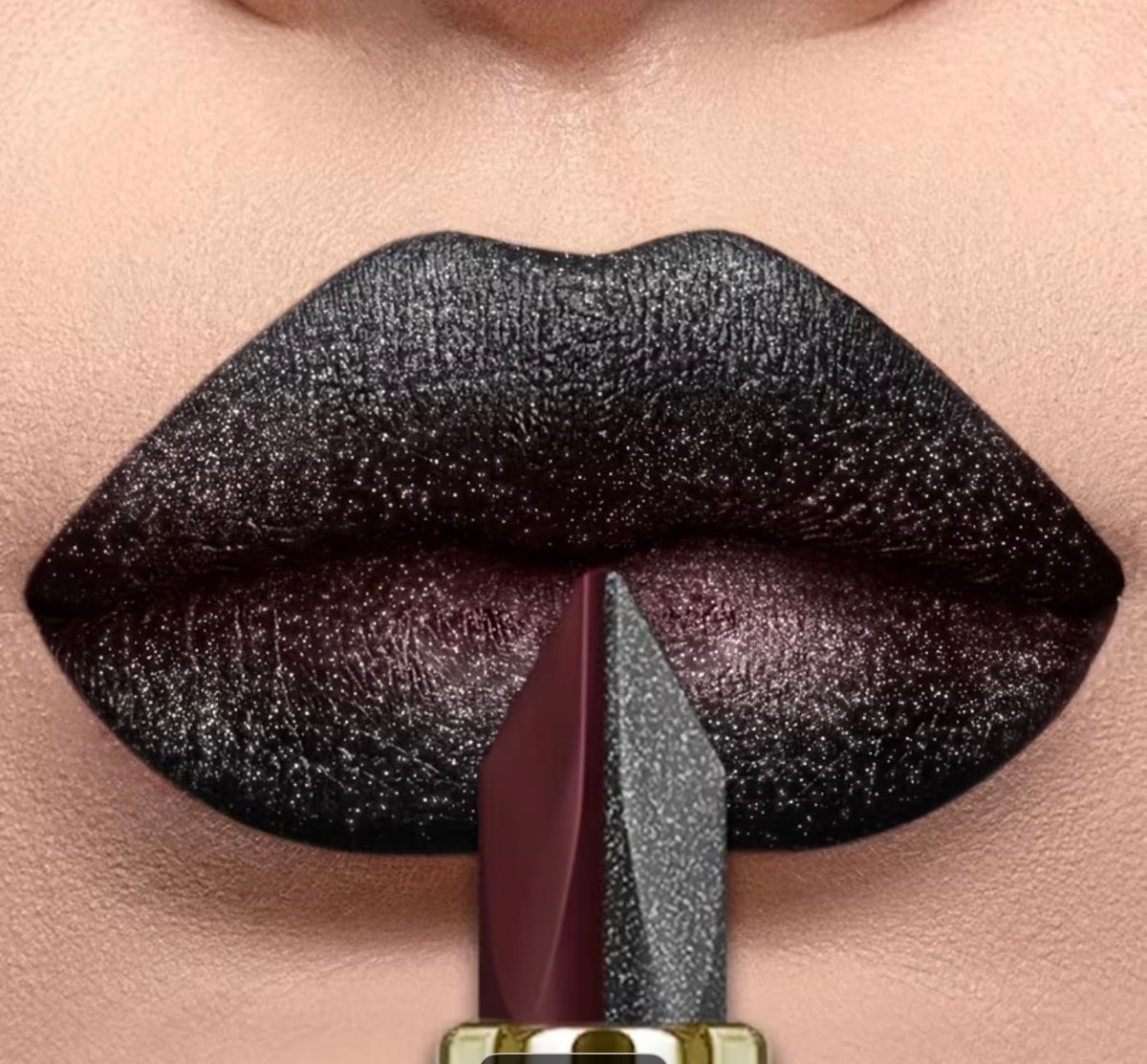 KAILIJUX Double-Ended Gothic Lipstick – Red & Black Pearl