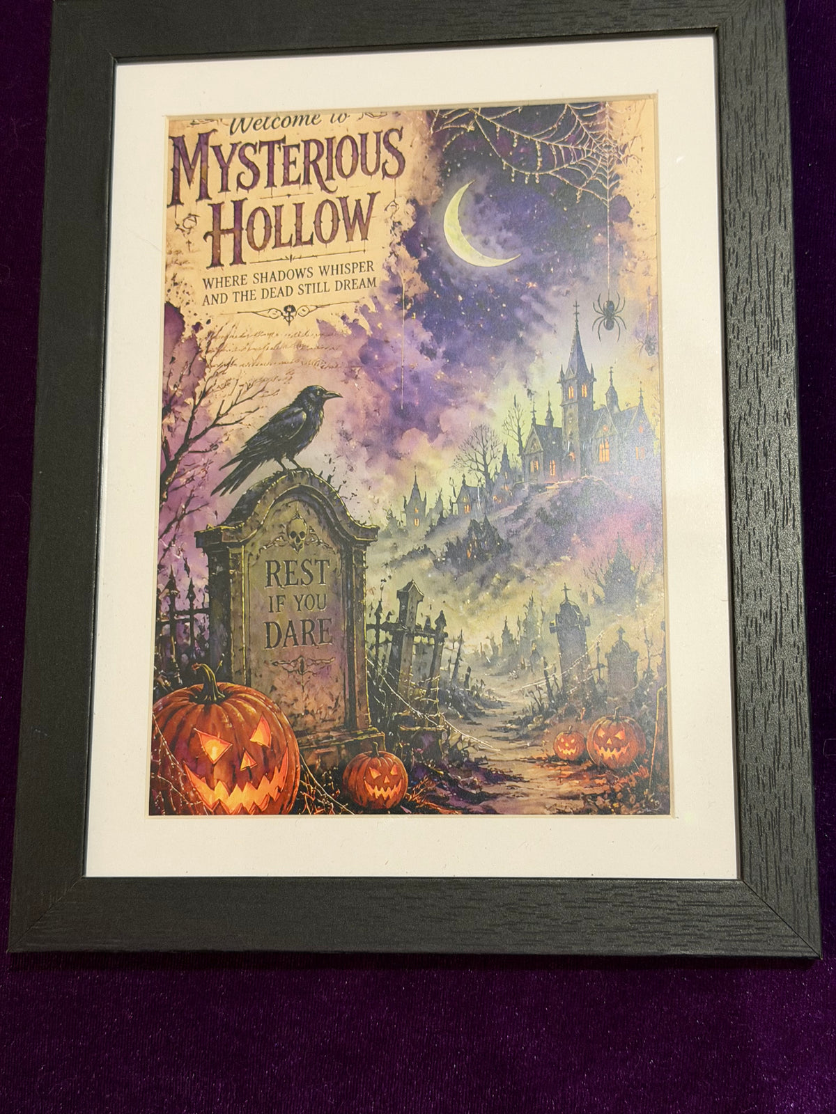 Sleepy Hollow – Mysterious Hollow Framed Print