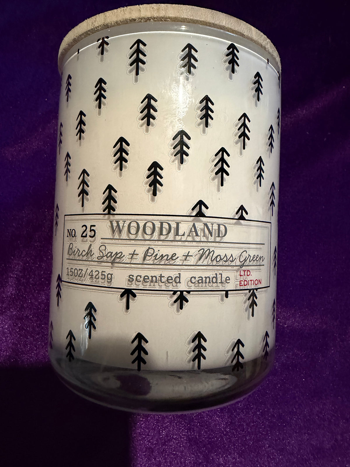 Limited Edition Woodland Birch, Pine & Moss Scented Candle