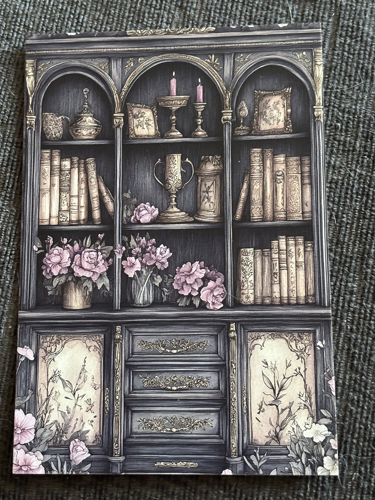 Gothic Books & Apothecary Mini Art Print Set (4 Pack)