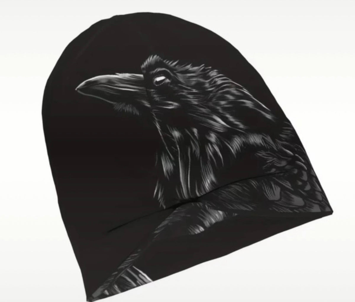 Black Raven Men’s Beanie