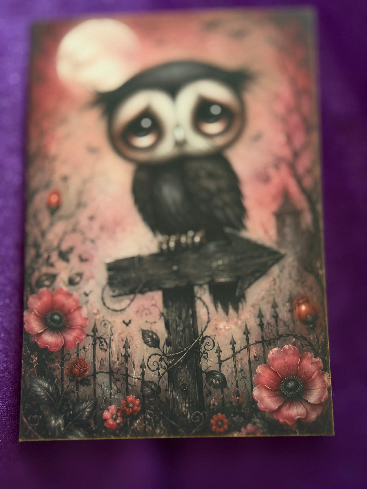 Crimson Moon Mini Art Prints – Set 1