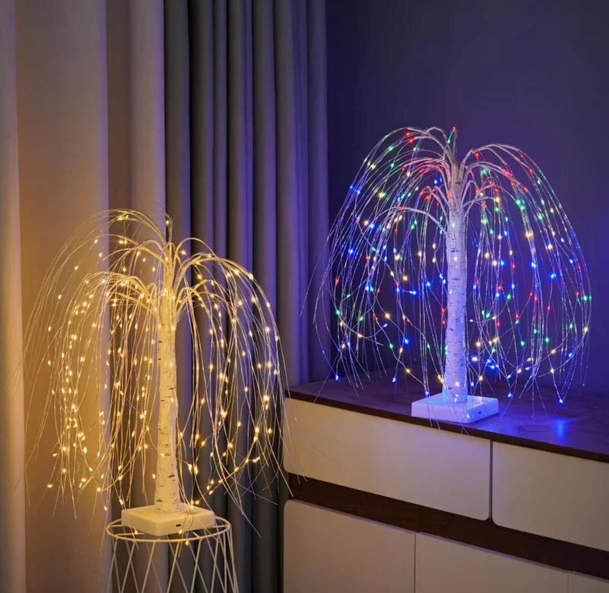 Fibre Optic Weeping Willow Tree Lamp – 55cm