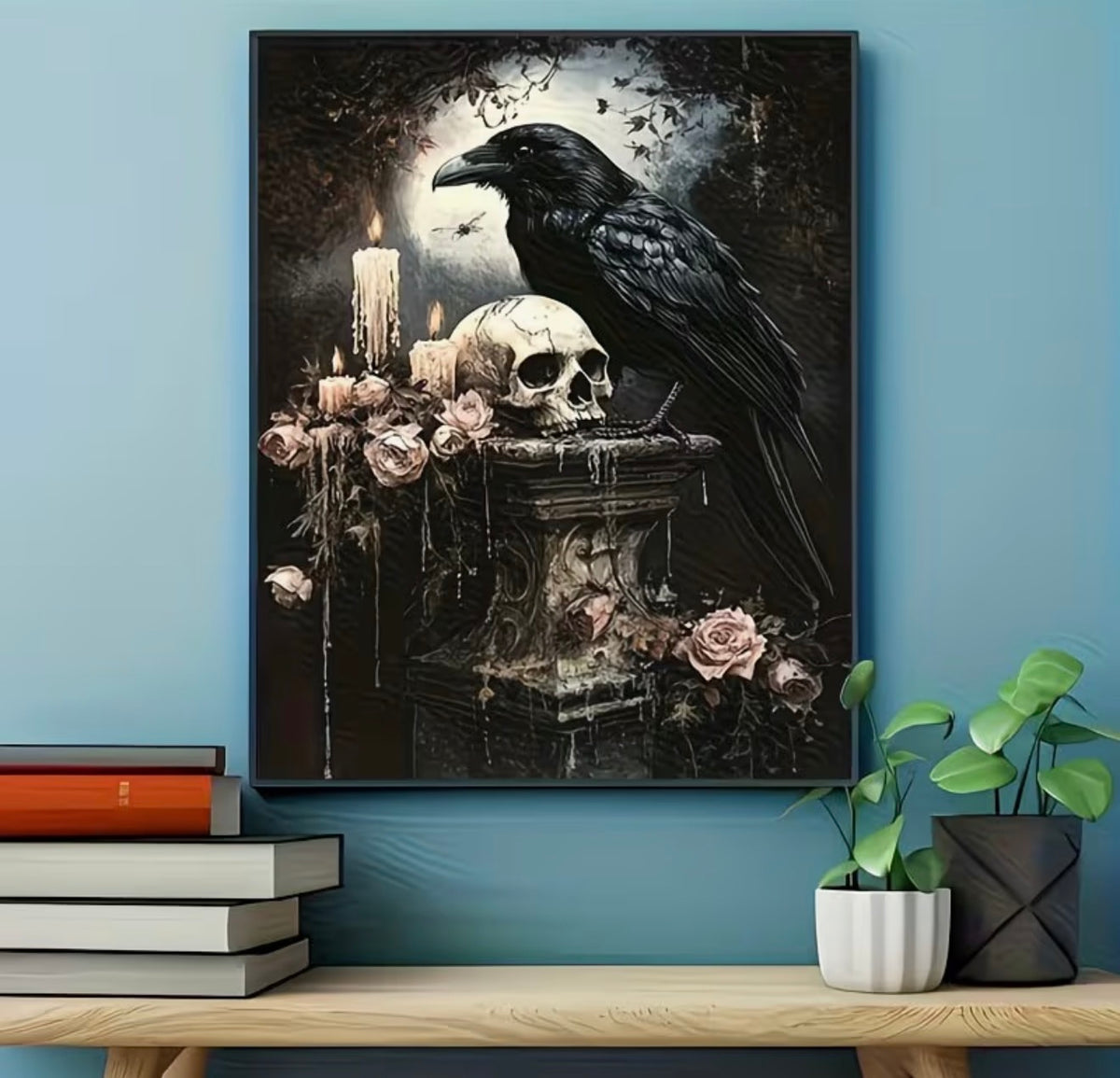The Raven’s Vigil — Gothic Paint by Numbers Kit