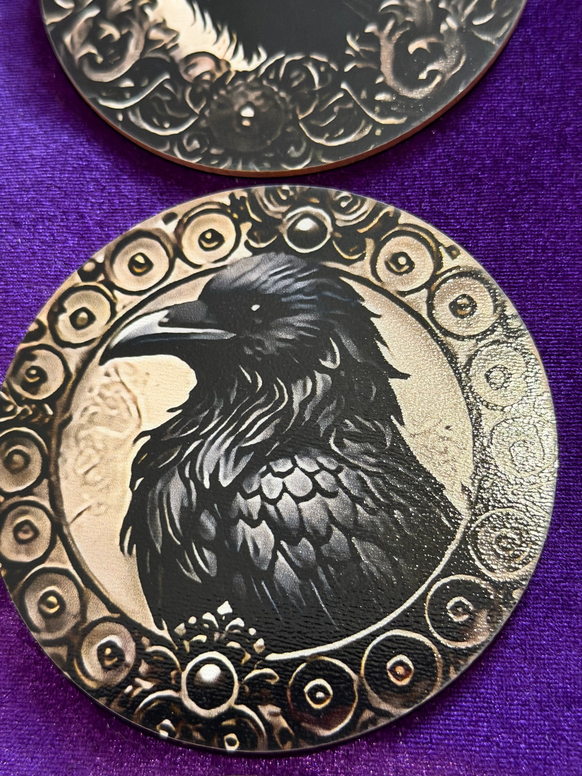 Ravens Wooden Coasters – Set of Six