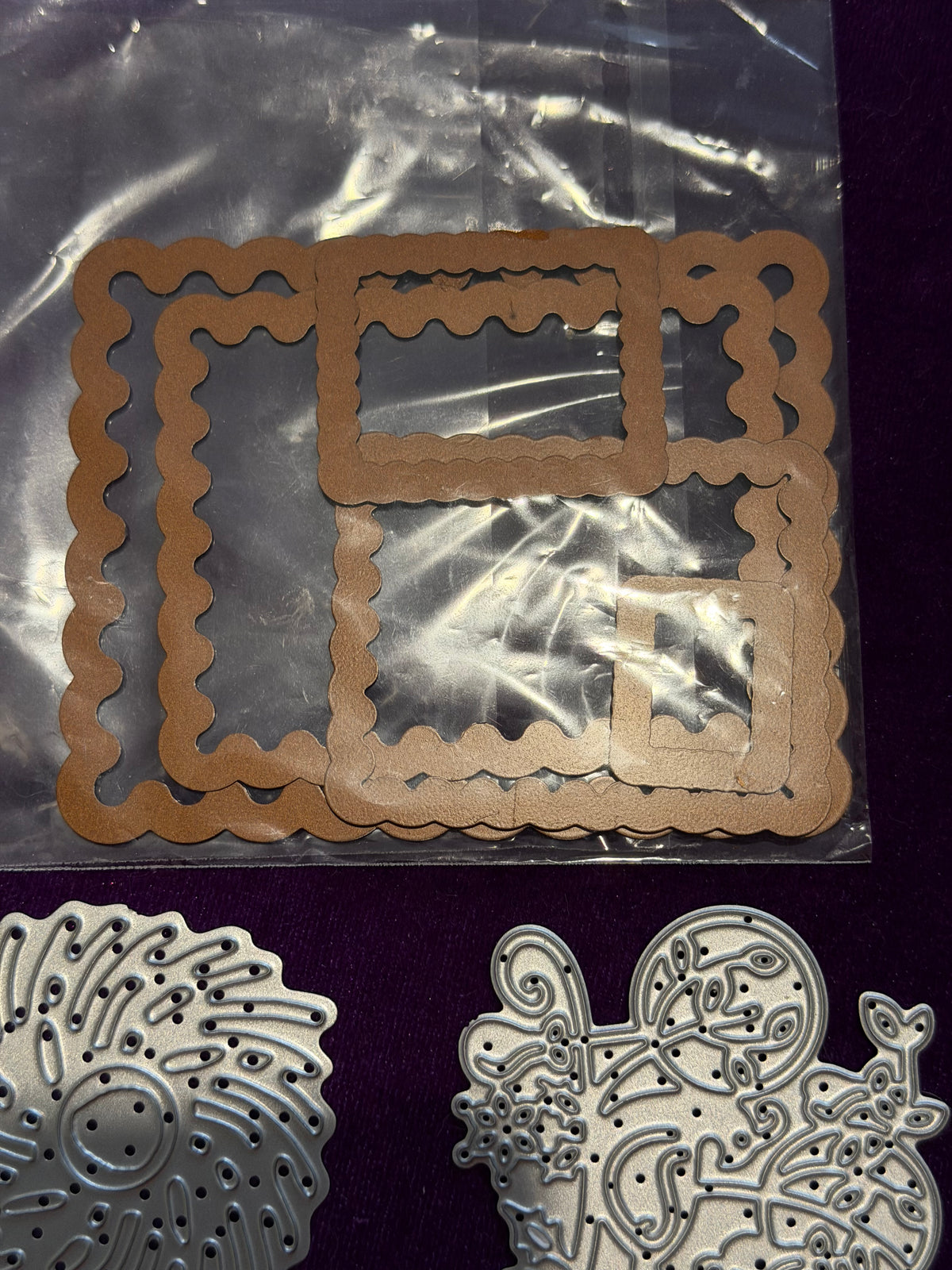 Assorted Metal Cutting Dies & Frame Set
