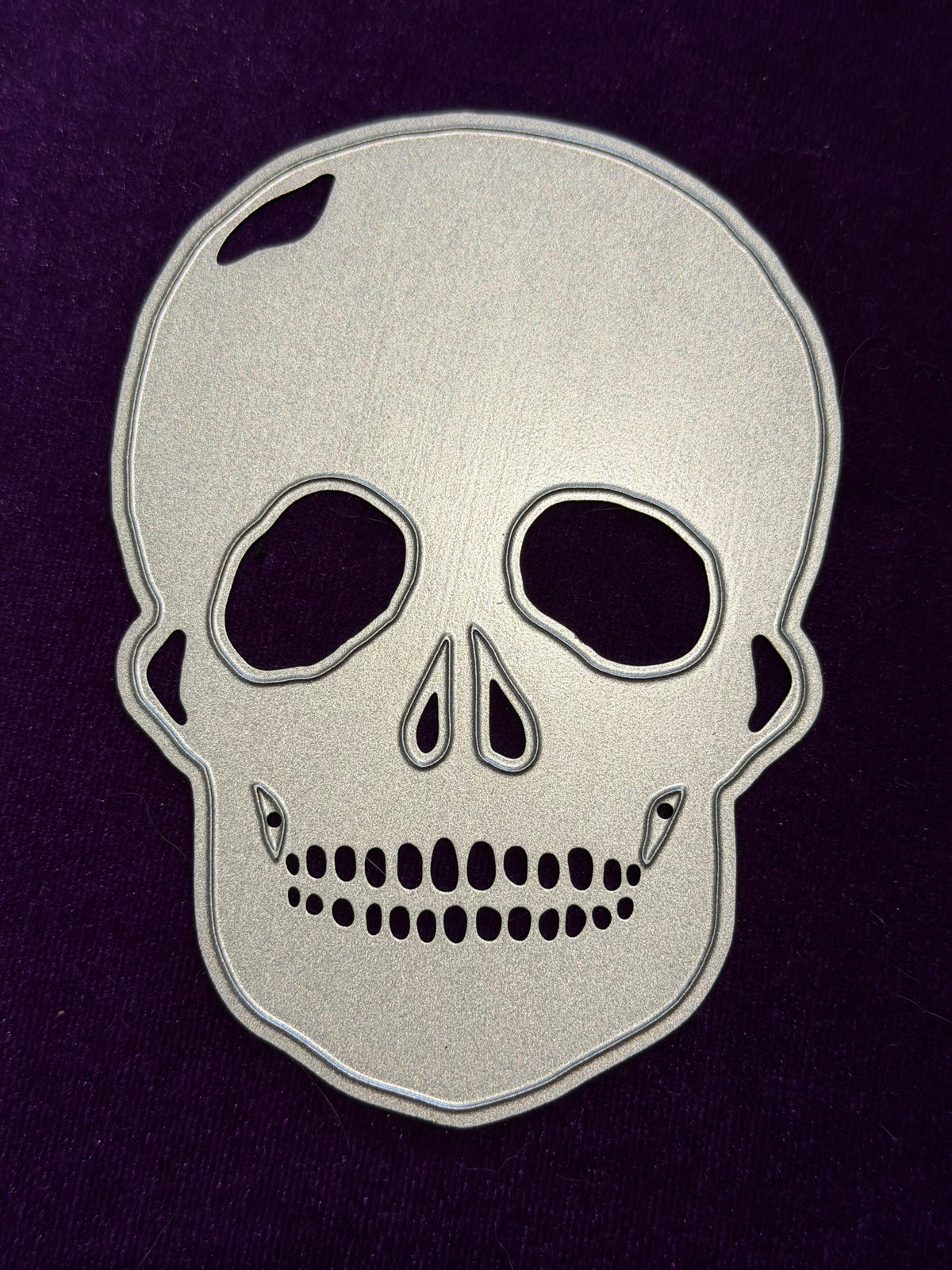 Large Skull Metal Cutting Die – 10.5 × 7 cm
