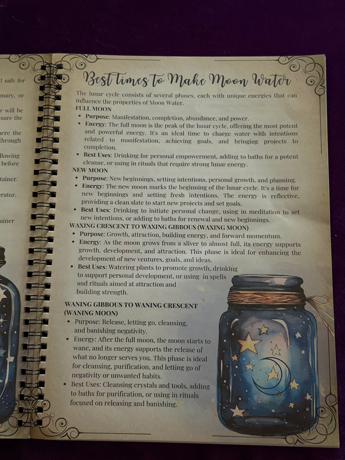 Moon Water – A Guide to Lunar Phases, Energies & Magical Uses