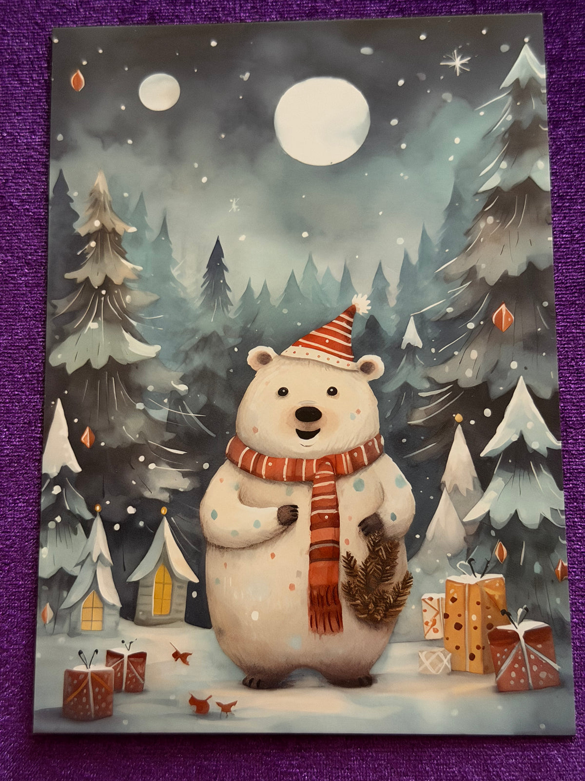 Yuletide Whimsy Reindeer Set With Stickers