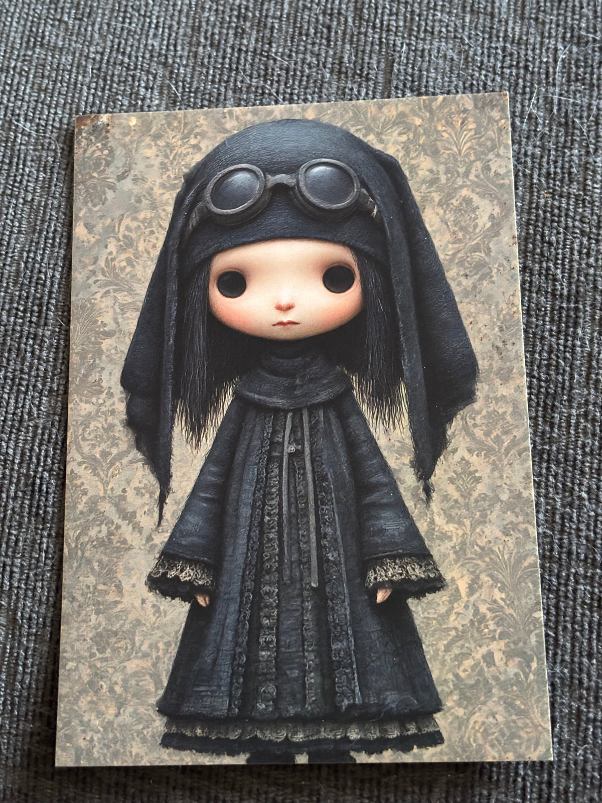 Gothic Doll Mini Art Print Set (4 Pack)