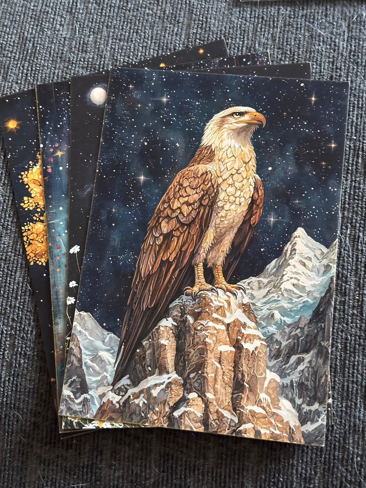 Celestial Dreamscape Mini Art Print Set (4 Pack)