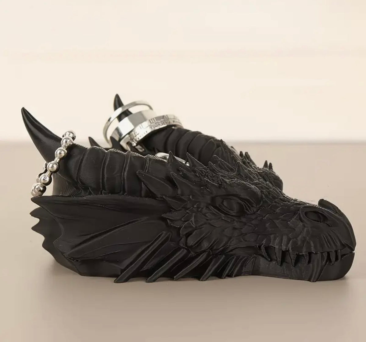 The Dragon’s Hoard — Black Dragon Jewellery & Trinket Dish