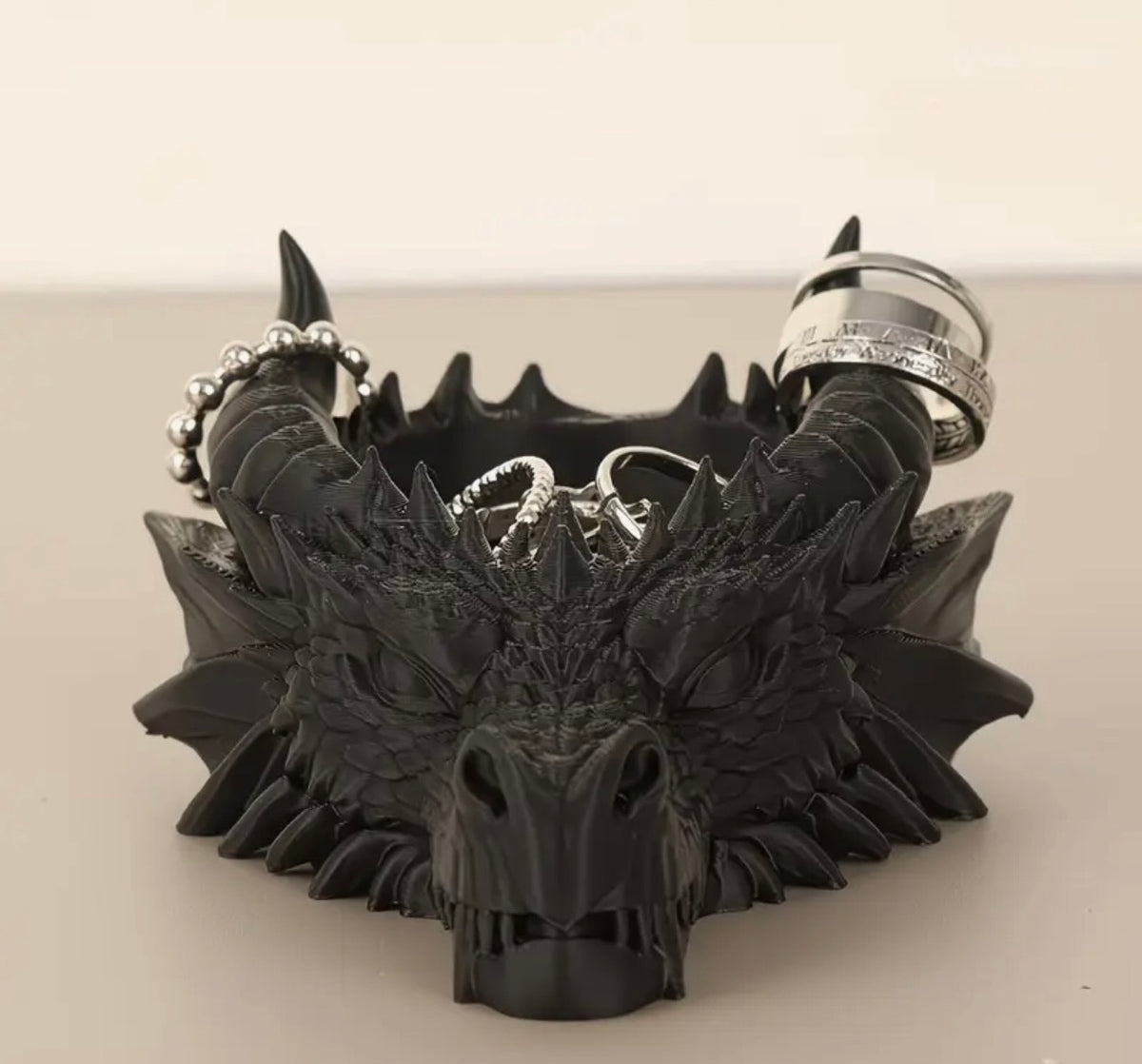 The Dragon’s Hoard — Black Dragon Jewellery & Trinket Dish