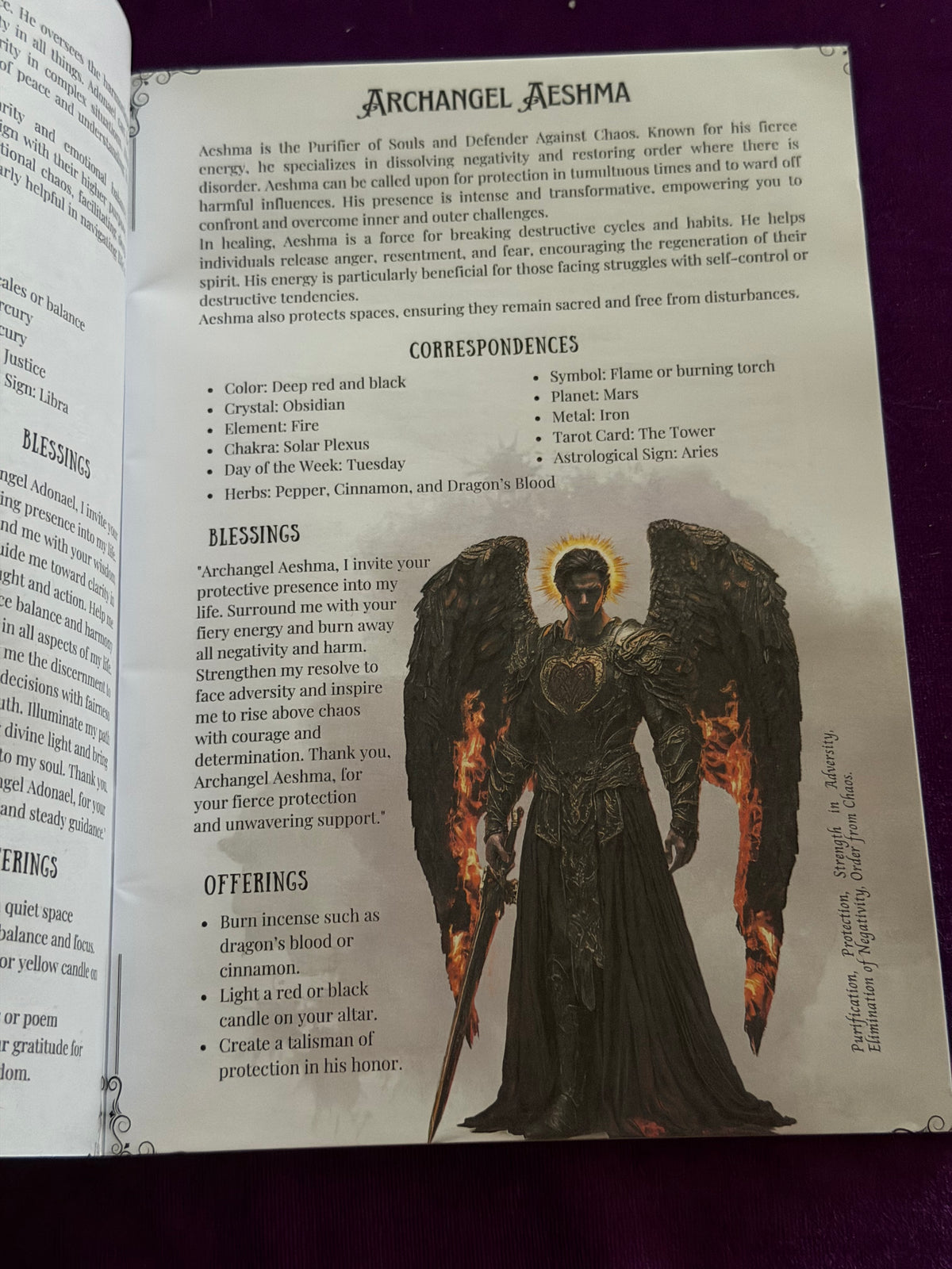 Archangels – Illustrated Guide to Angelic Correspondences, Blessings & Offerings