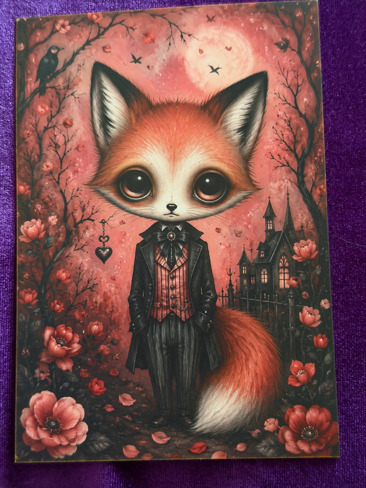 Crimson Moon Mini Art Prints – Set 2